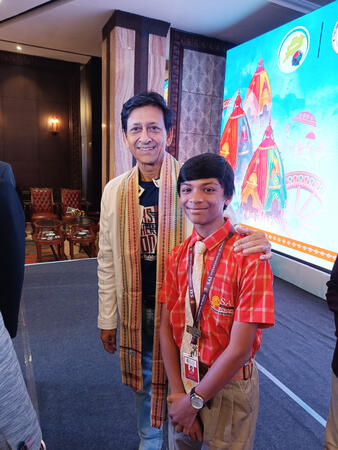 this guy is Sidhant Mohapatra ig. some actor/ politician....
